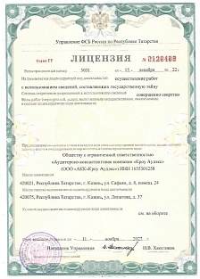 Компания «Аудэкс» получила лицензию ФСБ